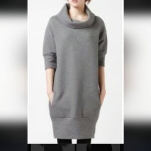 Lacoste Gray Women's Sweater Dress